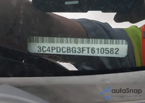 2015 Dodge Journey Sxt from USA, damaged, VIN 3C4PDCBG3FT610582